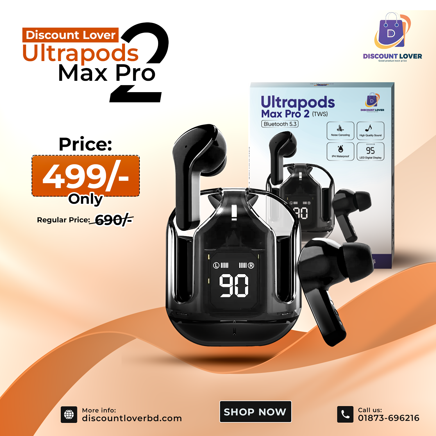 DL Ultrapods Max Pro 2 TWS